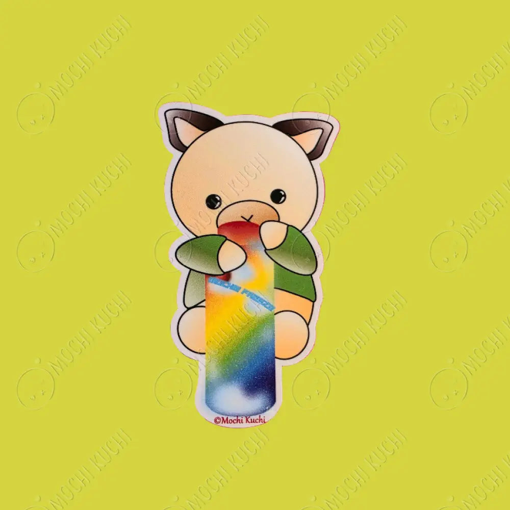 Kibi's Rainbow Popsicle