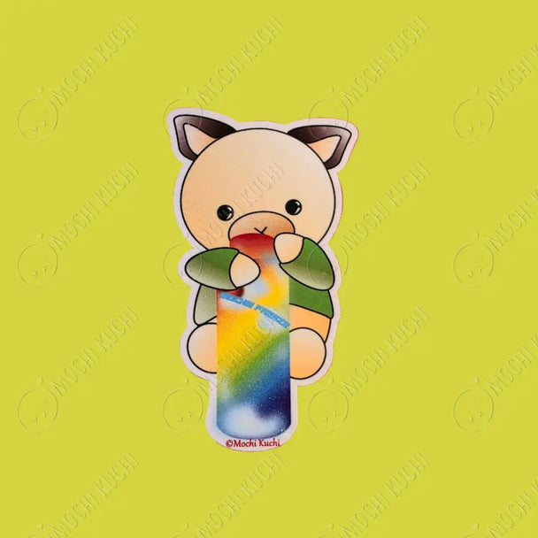 Kibi's Rainbow Popsicle